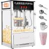 imageROVSUN Popcorn Machine with 8 Ounce Kettle Makes Up to 32 Cups Commercial Popcorn Machine Countertop Popcorn Maker wStainless Steel Scoop Oil Spoon ampamp 3 Popcorn Cups for Home Movie Theater ETLBlack
