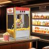 imageROVSUN Popcorn Machine with 8 Ounce Kettle Makes Up to 32 Cups Commercial Popcorn Machine Countertop Popcorn Maker wStainless Steel Scoop Oil Spoon ampamp 3 Popcorn Cups for Home Movie Theater ETLRed