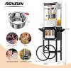 imageROVSUN Popcorn Machine with Cart Wheels ampamp 10 Oz Kettle Makes Up to 4 Gallons ETL Certified Popcorn Maker wStainless Steel Scoop Oil Spoon Bags ampamp 3 Popcorn Cups for Commercial Home Theater GoldenBlack