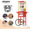 imageROVSUN Popcorn Machine with Cart Wheels ampamp 10 Oz Kettle Makes Up to 4 Gallons ETL Certified Popcorn Maker wStainless Steel Scoop Oil Spoon Bags ampamp 3 Popcorn Cups for Commercial Home Theater GoldenRed
