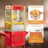 imageROVSUN Popcorn Machine with Cart Wheels ampamp 8 Oz Kettle Makes Up to 32 Cups ETL Certified Popcorn Maker with Stainless Steel Scoop Oil Spoon ampamp 3 Popcorn Cups for Commercial Home Movie Theater BlueRed