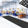 imageROVSUN Rubber Floor Mat with Holes 24x 36 AntiFatigueNonSlip Drainage Mat for Industrial Kitchen Restaurant Bar Bathroom IndoorOutdoor Cushion36x236 in3x20 ft