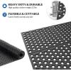 imageROVSUN Rubber Floor Mat with Holes 24x 36 AntiFatigueNonSlip Drainage Mat for Industrial Kitchen Restaurant Bar Bathroom IndoorOutdoor Cushion83L x 354W x 04Th