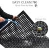 imageROVSUN Rubber Floor Mat with Holes 36x 60 AntiFatigueNonSlip Drainage Mat for Industrial Kitchen Restaurant Bar Bathroom Utility Garage Pool Entry Door Mat Indoor36x 60 Black 1Pcs