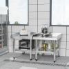 imageROVSUN Stainless Steel Equipment Stand 48quot L x 30quot W x 26quot H with Adjustable Undershelf NSF Commercial Heavy Duty Work Table ampamp Grill Stand Table for Restaurant Home and Hotel Kitchen24 X 30