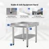 imageROVSUN Stainless Steel Equipment Stand 48quot L x 30quot W x 26quot H with Adjustable Undershelf NSF Commercial Heavy Duty Work Table ampamp Grill Stand Table for Restaurant Home and Hotel Kitchen24 X 30