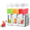 imageROVSUN 144 Gallon54L Commercial Beverage Dispenser Drink Dispenser 18L X 3 Tanks Commercial Juice Dispenser Stainless Steel with Thermostat Controller for Home Restaurant Bar Party 110V60HZ48 Gallon x 3