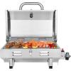 imageROVSUN 20000 BTU Portable Gas Grill Large 2 Burner Tabletop Propane Grill with Foldable Legs Regulator ampamp Full Stainless Steel for Outdoor Picnic Camping Trip Tailgating Patio Garden BBQ Home Use12000BTU Grill