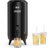imageROVSUN 32 Gallon Insulated Beverage Dispenser Stainless Steel Hot and Cold Drink Dispenser Ice and Hot Drink Server wSpigot Hot and Cold Beverage Server for Coffee Tea Milk ampamp JuiceBlack