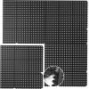 imageROVSUN 36 x 36 in 4Pack Interlocking Rubber Floor Mat for Restaurant Kitchen Bar Garage Anti Fatigue Flooring NonSlip Outdoor Shower Pool Drainage Mat