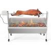 imageROVSUN 46quot Rotisserie Grill Kit Pig Lamb Spit Roaster Stand Electric Rotisserie Grill 176 Lbs Capacity wWind Baffle Lockable Wheels Adjustable Height BBQ Spit Rod for Outdoor Party Camping46