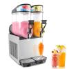 imageROVSUN Commercial Slushy Machine 15L X 2 Tanks Slushie Machine Frozen Drink Machine 8 Gal30L Margarita Machine Efficient Cooling Stainless Steel for Home Restaurant Bar Party Cafes 110V60HZ4Gal x 2