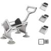 imageROVSUN Commercial Vegetable Chopper French Fry Cutter Potato Slicer Fruit Chopper Super Value Set of Suction Feet 12 38 14 8Wedge Blades and Pusher Blocks for Restaurant Home ampamp KitchenCutter  4 Blades