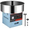 imageROVSUN Cotton Candy Machine 21 Inch Electric Commercial Cotton Candy Maker Machine Candy Floss Machine wStainless Steel Bowl Sugar Scoop and Large Storage Drawer Home Party Carnival PinkBluewithout Cover