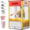 imageROVSUN Popcorn Machine Movie Theater Style w 10 Ounce Kettle Makes Up to 4 Gallons ETL Certified Countertop Popcorn Maker Commercial Popcorn Machine wScoop Oil Spoon Bags ampamp 3 Cups RedRed