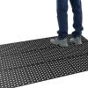 imageROVSUN Rubber Floor Mat with Holes 24x 36 AntiFatigueNonSlip Drainage Mat for Industrial Kitchen Restaurant Bar Bathroom IndoorOutdoor Cushion36x118 in3x10 ft