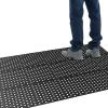 imageROVSUN Rubber Floor Mat with Holes 24x 36 AntiFatigueNonSlip Drainage Mat for Industrial Kitchen Restaurant Bar Bathroom IndoorOutdoor Cushion83L x 354W x 04Th