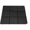 imageROVSUN Rubber Floor Mat with Holes 36x 60 AntiFatigueNonSlip Drainage Mat for Industrial Kitchen Restaurant Bar Bathroom Utility Garage Pool Entry Door Mat Indoor36x 36 Black 1Pcs