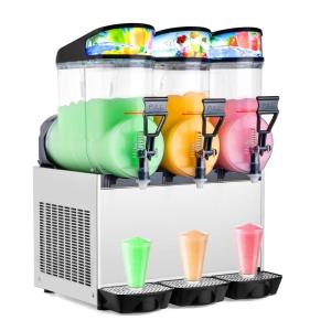 imageROVSUN Commercial Slushy Machine 15L X 2 Tanks Slushie Machine Frozen Drink Machine 8 Gal30L Margarita Machine Efficient Cooling Stainless Steel for Home Restaurant Bar Party Cafes 110V60HZ4Gal x 3
