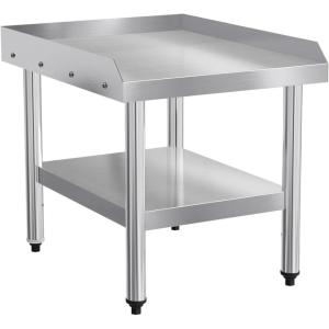 imageROVSUN Stainless Steel Equipment Stand 48quot L x 30quot W x 26quot H with Adjustable Undershelf NSF Commercial Heavy Duty Work Table ampamp Grill Stand Table for Restaurant Home and Hotel Kitchen24 X 30
