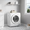 imageROVSUN 110V Portable Clothes Dryer High End Laundry Front Load Tumble Dryer Machine with Stainless Steel Tub ampamp Simple Control Knob for Apartment Dorm850W White15 CU FT