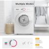 imageROVSUN 110V Portable Clothes Dryer High End Laundry Front Load Tumble Dryer Machine with Stainless Steel Tub ampamp Simple Control Knob for Apartment Dorm850W White18 CU FT