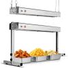 imageROVSUN 24 Inch Food Heat Lamp Overhead Commercial Food Warmer Light Electric Stainless Steel Catering Heat Lamps Grade for Restaurant Buffet Catering Kitchen 750W24 Inch