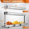 imageROVSUN 24 Inch Food Heat Lamp Overhead Commercial Food Warmer Light Electric Stainless Steel Catering Heat Lamps Grade for Restaurant Buffet Catering Kitchen 750W36 Inch