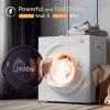 imageROVSUN 26 CuFt Portable Clothes Dryer 1400W Fast Drying Front Load Tumble Laundry Dryer with Stainless Steel Tub ampamp LCD Control Panel SixMode for Apartment Home Dorm26 CuFt
