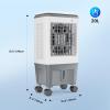 imageROVSUN 343Gal130L Commercial Swamp Cooler 9000CFM Powerful Evaporative Air Cooler 500W Strong Motor 3 Speeds 4 Ice Packs 3IN1 Humidifying Cooling Fan for Shop Factory Garage52Gal