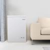 imageROVSUN 35 Cubic Feet Chest Freezer Compact Deep Freezer with Storage Basket Adjustable Thermostat Ideal for Home Kitchen Office RV White