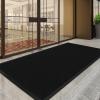 imageROVSUN Front Door Mat Indoor Outdoor Entrance Waterproof Heavy Duty Doormat Stain and Fade Resistant Low Profile Easy Clean Welcome Floor Mats for Commercial Entry Patio Porch 71quot35quot BlackBlack