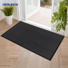 imageROVSUN Front Door Mat Indoor Outdoor Entrance Waterproof Heavy Duty Doormat Stain and Fade Resistant Low Profile Easy Clean Welcome Floor Mats for Commercial Entry Patio Porch 71quot35quot BlackGrey