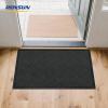 imageROVSUN Front Door Mat NonSlip Backing Entry Mat Low Profile Doormat Stain and Fade Resistant Absorbent Muddy Dirt Resist Welcome Floor Mats for Indoor Outdoor Entrance Porch 354236 inch GreyDiamond