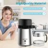 imageROVSUNUpgraded 11 Gallon4L Countertop Water Distiller Stainless Steel for Home 750W Distilled Water Machine Maker Water Distillers with Glass Container 1LH SilverSilver