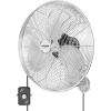 imageROVSUN 18 Inch Industrial Wall Mounted Fan High Velocity Wall Mount Fan 3Speed Setting with Easy Controller Aluminum Blade ampamp Dual Ball Bearing Motor for Garage Gym UL Listed