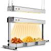 imageROVSUN 24 Inch Food Heat Lamp Overhead Commercial Food Warmer Light Electric Stainless Steel Catering Heat Lamps Grade for Restaurant Buffet Catering Kitchen 750W24 Inch