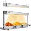 imageROVSUN 24 Inch Food Heat Lamp Overhead Commercial Food Warmer Light Electric Stainless Steel Catering Heat Lamps Grade for Restaurant Buffet Catering Kitchen 750W36 Inch