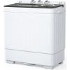 imageROVSUN 26lbs Compact Twin Tub Portable Washing Machine Mini Washer18lbs ampamp Spiner8lbs  Builtin Drain PumpSemiAutomatic for Camping Apartments Dorms ampamp RVs Grey