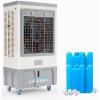 imageROVSUN 343Gal130L Commercial Swamp Cooler 9000CFM Powerful Evaporative Air Cooler 500W Strong Motor 3 Speeds 4 Ice Packs 3IN1 Humidifying Cooling Fan for Shop Factory Garage343Gal