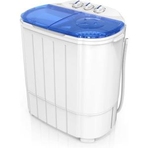 imageROVSUN 11LBS Portable Washing Machine Electric Washer and Dryer Combo with Washer7lbs ampamp Spiner4lbs ampamp Gravity Draining for Home RV Camping Dorm College Apartment11LBS