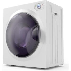 imageROVSUN 26 CuFt Portable Clothes Dryer 1400W Fast Drying Front Load Tumble Laundry Dryer with Stainless Steel Tub ampamp LCD Control Panel SixMode for Apartment Home Dorm26 CuFt