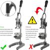 imageROVSUN Commercial Grade Citrus Juicer Hand Press Manual Fruit Juicer Juice Squeezer Citrus Orange Lemon Pomegranate Grey