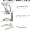 imageROVSUN Commercial Grade Citrus Juicer Hand Press Manual Fruit Juicer Juice Squeezer Citrus Orange Lemon Pomegranate White