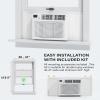 imageROVSUN 23200 BTU Window Air Conditioner with Heat Window AC Unit ampamp Heater Combo with APP ampamp Voice Smart Control Timer Function ampamp Easy Installation Kit Work with AlexaGoogle Assistant 208230V23200BTUAC  Heater230V