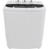imageROVSUN 15LBS Portable Washing Machine Electric Twin Tub Washer with Washer9lbs ampamp Spiner6lbs ampamp Pump Draining Great for Home RV Camping Dorm College Apartment white ampamp black15LBS Black
