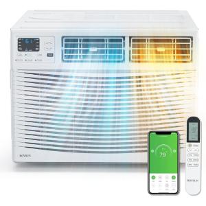 imageROVSUN 18000 BTU Window Air Conditioner with Heat Window AC Unit ampamp Heater Combo with APP ampamp Voice Smart Control Timer Function ampamp Easy Installation Kit Work with AlexaGoogle Assistant 208230V23200BTUAC  Heater230V