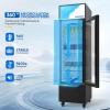 imageROVSUN 6 CuFt Commercial Beverage Refrigerator ETL NSF Merchandiser Refrigerator Display Refrigerator Beverage Cooler Glass Door Fridge wAdjustable Shelves LED Light for Bar Restaurant Cafe6 CuFt