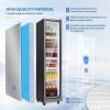 imageROVSUN 6 CuFt Commercial Beverage Refrigerator ETL NSF Merchandiser Refrigerator Display Refrigerator Beverage Cooler Glass Door Fridge wAdjustable Shelves LED Light for Bar Restaurant Cafe8 CuFt