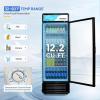 imageROVSUN 6 CuFt Commercial Beverage Refrigerator ETL NSF Merchandiser Refrigerator Display Refrigerator Beverage Cooler Glass Door Fridge wAdjustable Shelves LED Light for Bar Restaurant Cafe125 CuFt